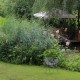 Teich und Gartenpavillon in Lüneburg