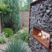 Edelstahl Objekte für den Garten