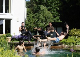 Schwimmteich in Munster
